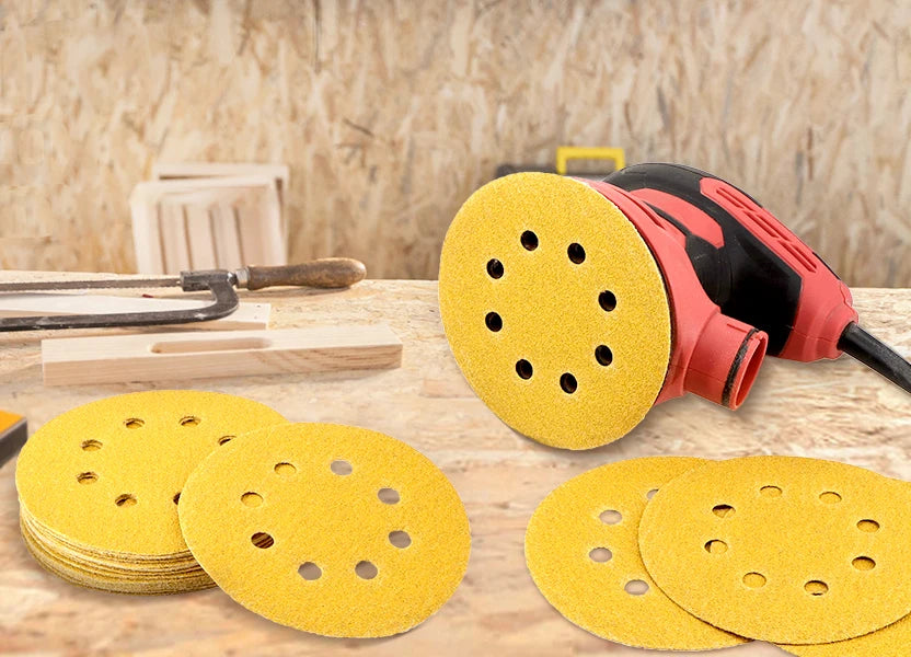 Discos de Lija Premium 5" para Madera y Acabado Profesional