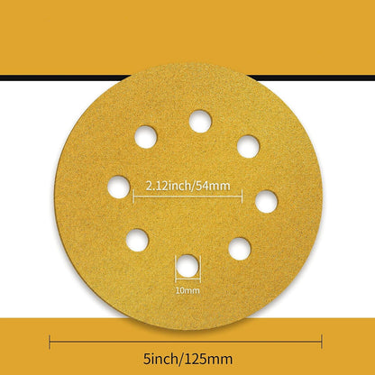 Discos de Lija Premium 5" para Madera y Acabado Profesional